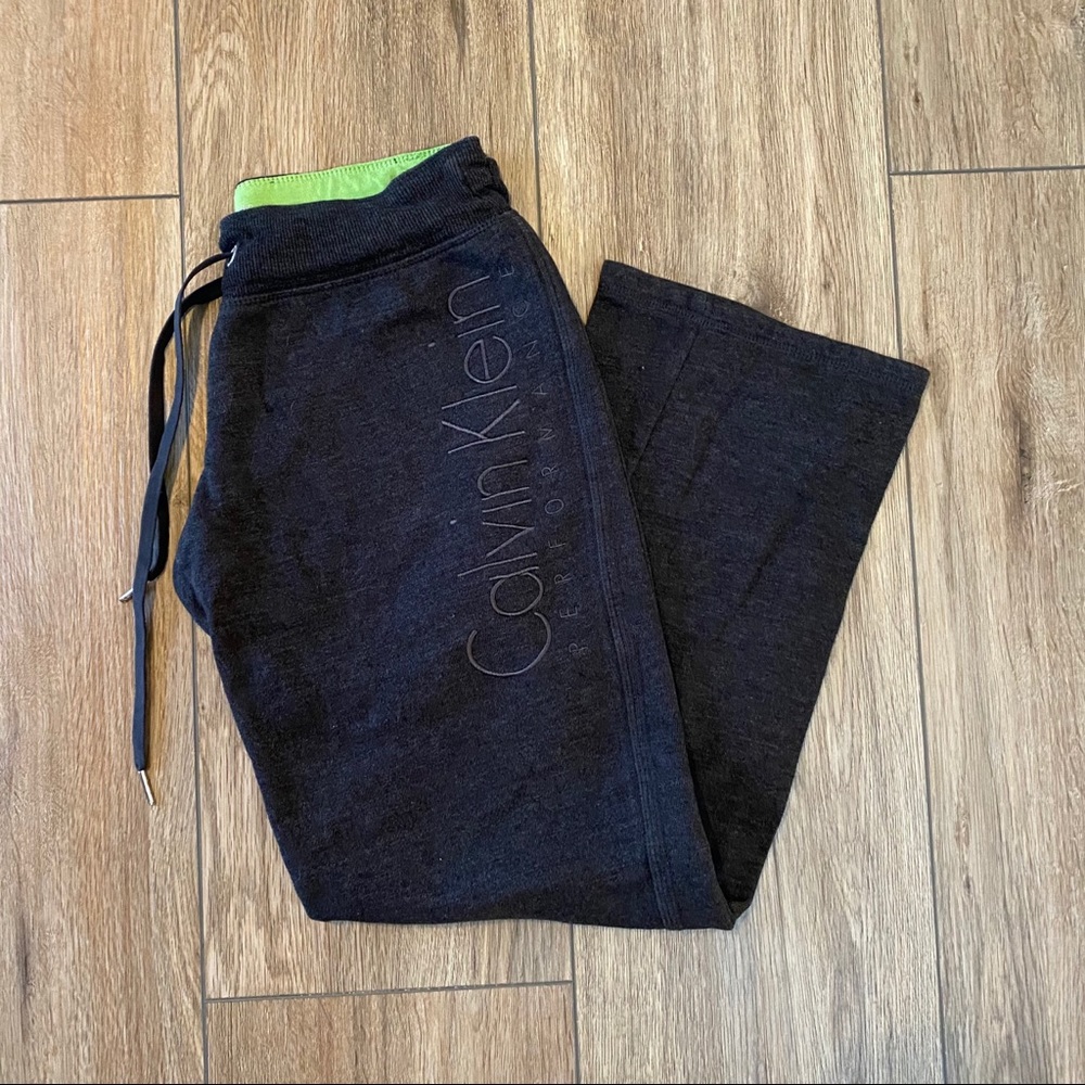 Calvin Klein Performance Gray Logo Lounge Sweatpants XS